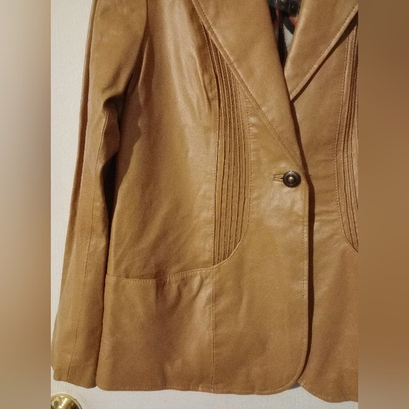 NWOT d & co. Leather Jacket Sz. M - Picture 5 of 12